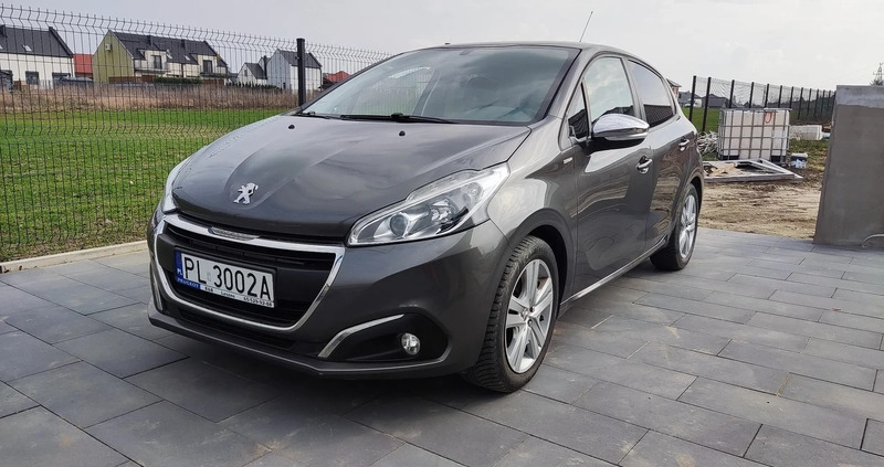 Peugeot 208 cena 38900 przebieg: 46659, rok produkcji 2017 z Leszno małe 56